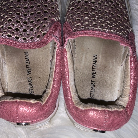 Stuart Weitzman slip-on glittery sneaker - Picture 5 of 6